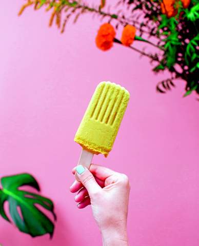 Coco Golden Milk Pops: Herbal Adaptogenic Popsicles for Inflammation and Immunity